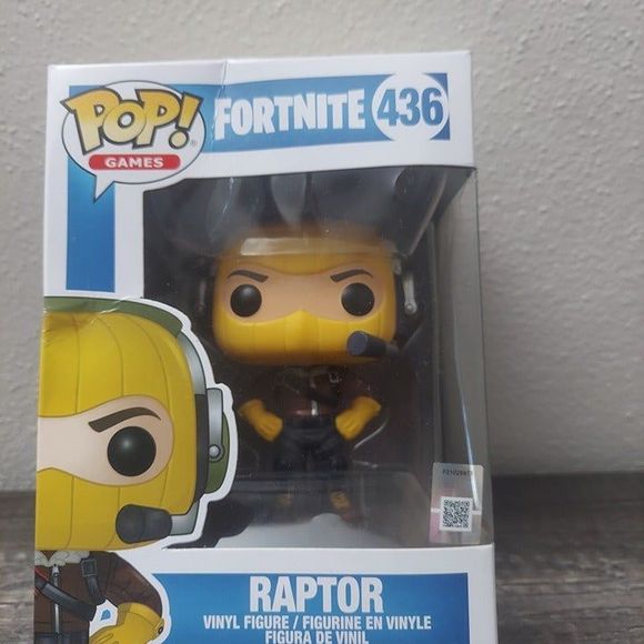 Funko Pop Games Fortnite Raptor Series 1 Vinyl Figure #436 New in Box - Picture 7 of 7